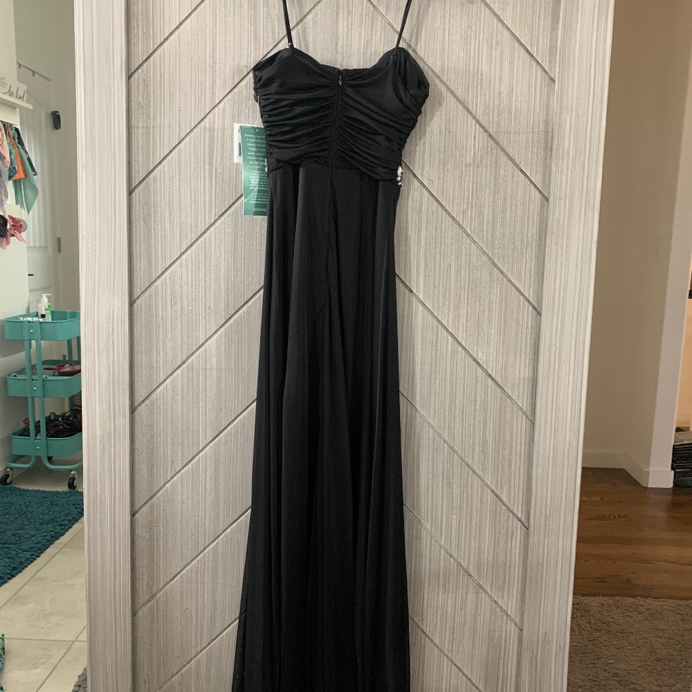 Long black formal dress
